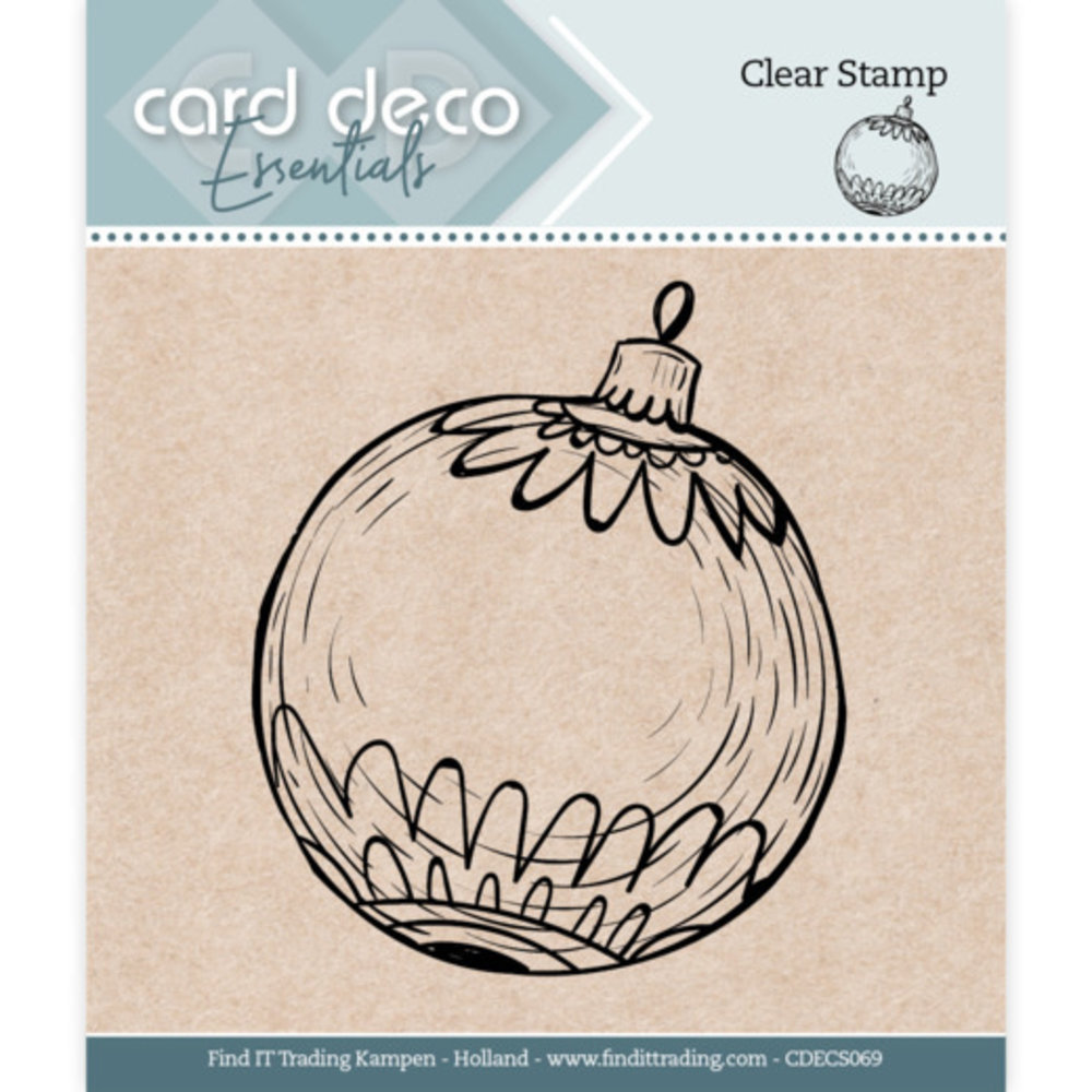 Card Deco Clear Stamp Christmas Ball (CDECS069) Card Deco Clear Stamp Christmas Ball (CDECS069)