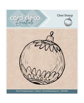Card Deco Clear Stamp Christmas Ball (CDECS069)