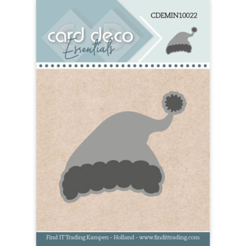 Card Deco Mini Snijmal Santa's Hat (CDEMIN10022)