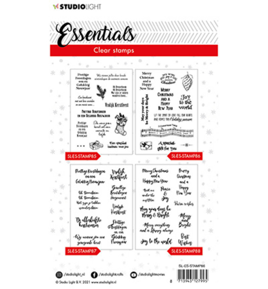 Studio Light Essentials Clear Stamps (SL-ES-STAMP86) Studio Light Essentials Clear Stamps (SL-ES-STAMP86)