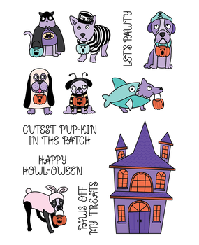 LDRS Creative Trick or Treat Clear Stamps (LDRS3338) LDRS Creative Trick or Treat Clear Stamps (LDRS3338)