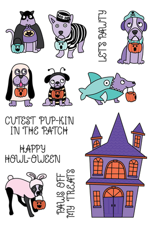 LDRS Creative Trick or Treat Clear Stamps (LDRS3338) LDRS Creative Trick or Treat Clear Stamps (LDRS3338)
