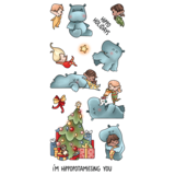 LDRS Creative Peace & Joy Hippopotamus for Christmas Clear Stamps (LDRS3345) LDRS Creative Peace & Joy Hippopotamus for Christmas Clear Stamps (LDRS3345)