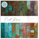 Craft Consortium Essential Craft Papers 6x6 Inch Paper Pad Patina (CCEPAD017B)