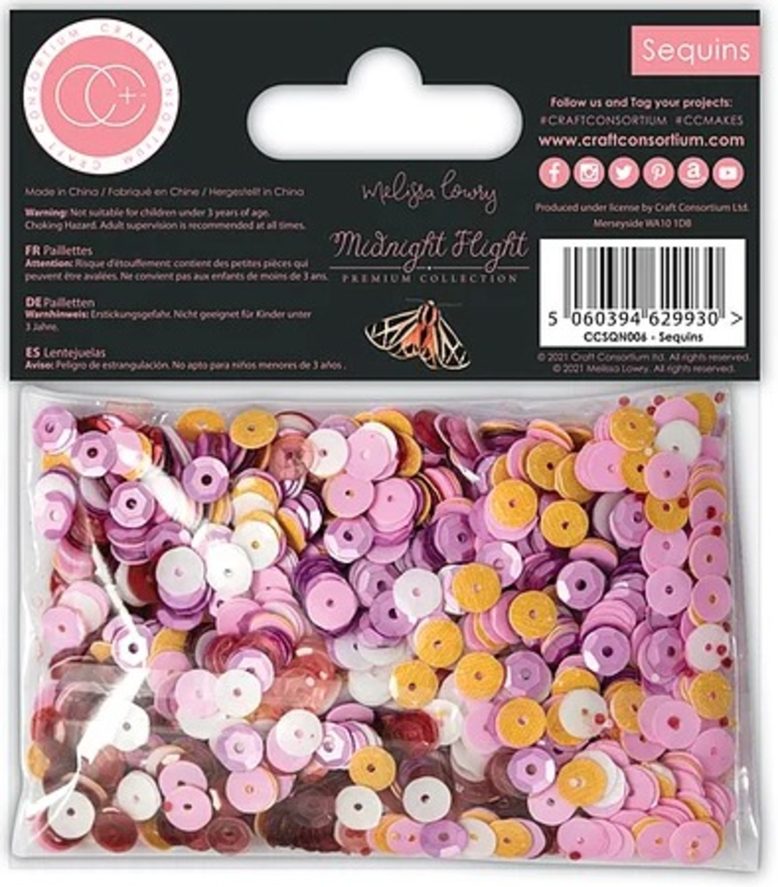 Craft Consortium Midnight Flight Sequins (CCSQN006) Craft Consortium Midnight Flight Sequins (CCSQN006)