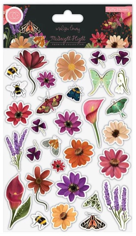 Craft Consortium Midnight Flight Puffy Stickers (CCSTKR003)