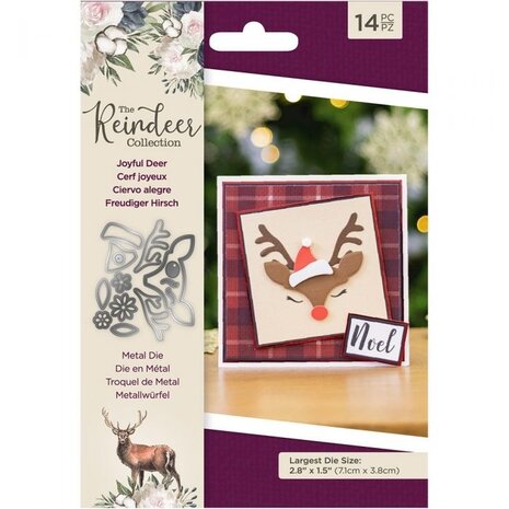 Crafter's Companion The Reindeer Collection Joyful Deer Die (TRC-MD-JOYFUL) Crafter's Companion The Reindeer Collection Joyful Deer Die (TRC-MD-JOYFUL)