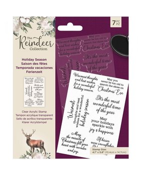 Crafter's Companion The Reindeer Collection Holiday Season Clear Stamps (TRC-ST-HOLSE) Crafter's Companion The Reindeer Collection Holiday Season Clear Stamps (TRC-ST-HOLSE)