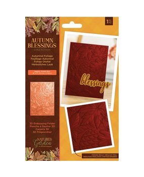 Crafter's Companion Autumn Blessings Collection Autumnal Foliage 5x7 Inch 3D Embossing Folder (NG-AUT-EF5-3D-AUTF) Crafter's Companion Autumn Blessings Collection Autumnal Foliage 5x7 Inch 3D Embossing Folder (NG-AUT-EF5-3D-AUTF)