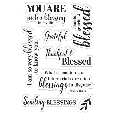 Crafter's Companion Autumn Blessings Collection Thankful & Blessed Clear Stamps (NG-AUT-ST-THAN) Crafter's Companion Autumn Blessings Collection Thankful & Blessed Clear Stamps (NG-AUT-ST-THAN)