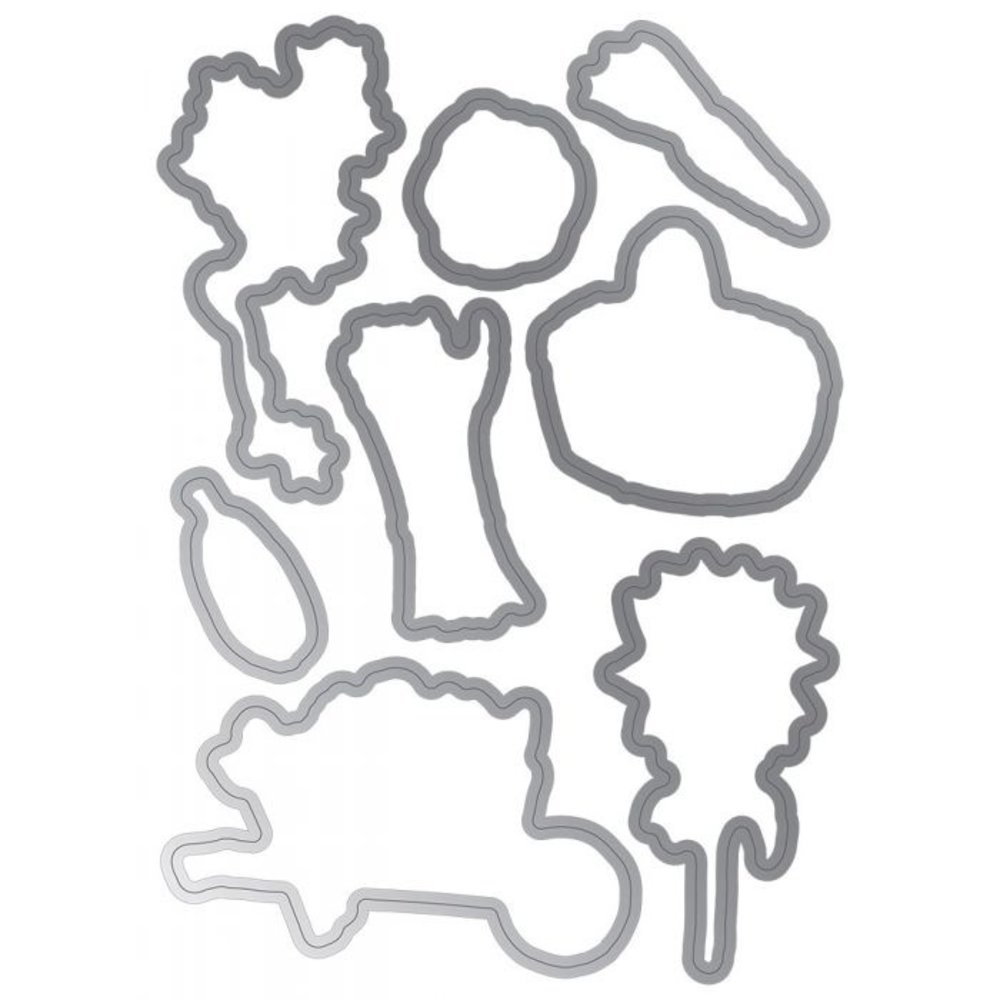 Crafter's Companion Autumn Blessings Collection Harvest Festival Stamp & Die (NG-AUT-STD-HARF)