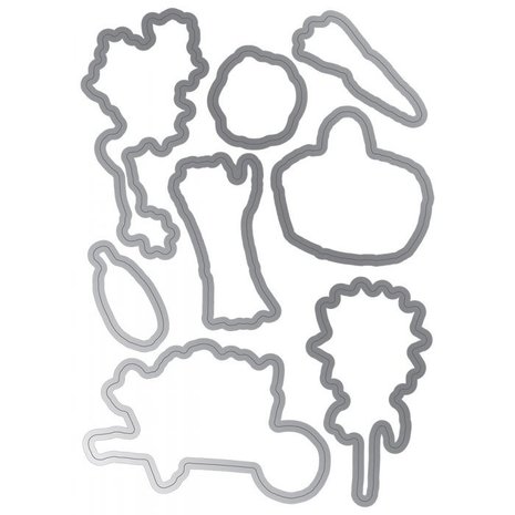 Crafter's Companion Autumn Blessings Collection Harvest Festival Stamp & Die (NG-AUT-STD-HARF)