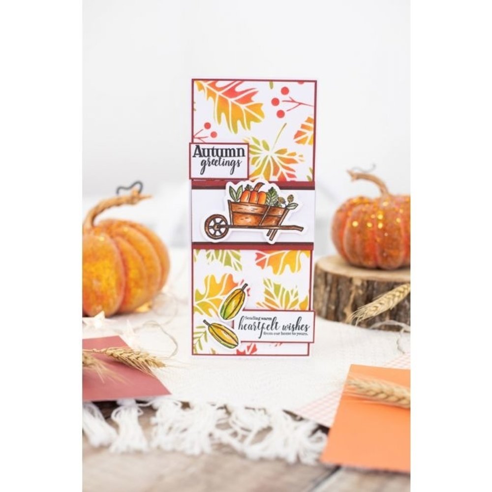 Crafter's Companion Autumn Blessings Collection Harvest Festival Stamp & Die (NG-AUT-STD-HARF)