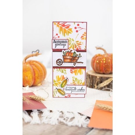 Crafter's Companion Autumn Blessings Collection Harvest Festival Stamp & Die (NG-AUT-STD-HARF)