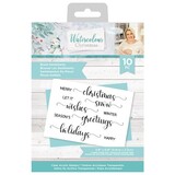 Crafter's Companion Watercolour Christmas Brush Sentiments Clear Stamps (S-WC-ST-BRUS)
