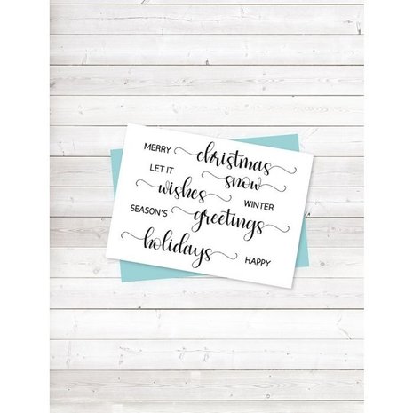 Crafter's Companion Watercolour Christmas Brush Sentiments Clear Stamps (S-WC-ST-BRUS) Crafter's Companion Watercolour Christmas Brush Sentiments Clear Stamps (S-WC-ST-BRUS)