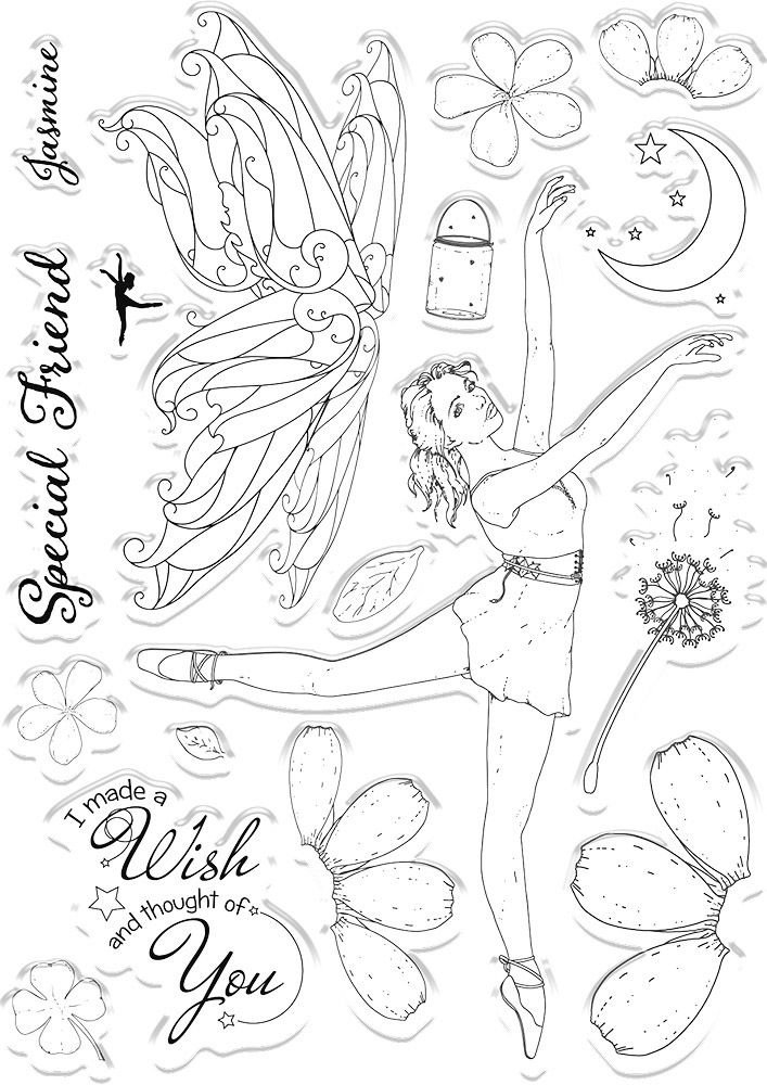 Crafter's Companion Flower Fairies Jasmine Stamp & Die (SCC-FF-STD-JASM)