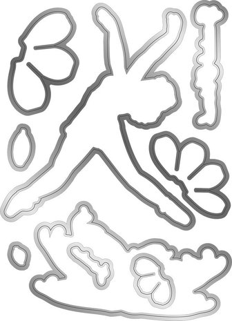 Crafter's Companion Flower Fairies Jasmine Stamp & Die (SCC-FF-STD-JASM)