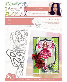 Crafter's Companion Flower Fairies Rose Stamp & Die (SCC-FF-STD-ROSE) Crafter's Companion Flower Fairies Rose Stamp & Die (SCC-FF-STD-ROSE)