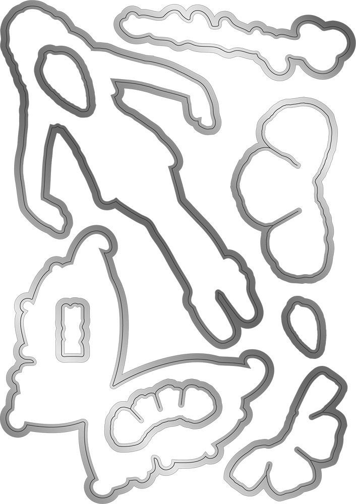 Crafter's Companion Flower Fairies Rose Stamp & Die (SCC-FF-STD-ROSE) Crafter's Companion Flower Fairies Rose Stamp & Die (SCC-FF-STD-ROSE)