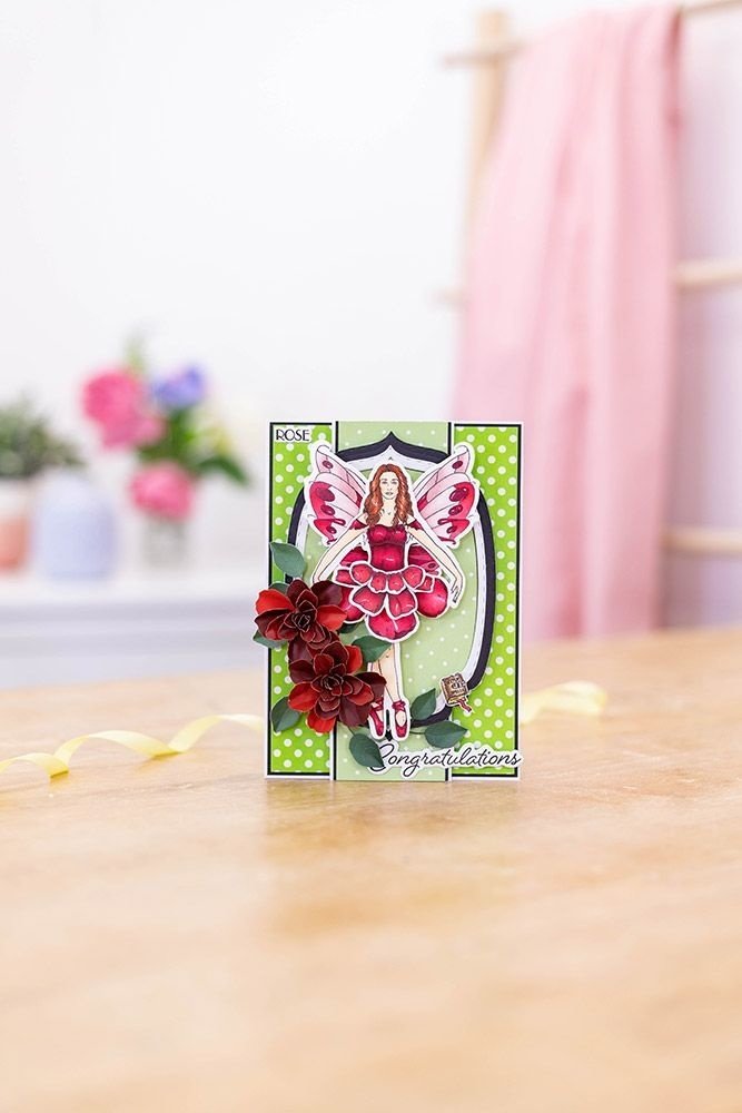 Crafter's Companion Flower Fairies Rose Stamp & Die (SCC-FF-STD-ROSE) Crafter's Companion Flower Fairies Rose Stamp & Die (SCC-FF-STD-ROSE)