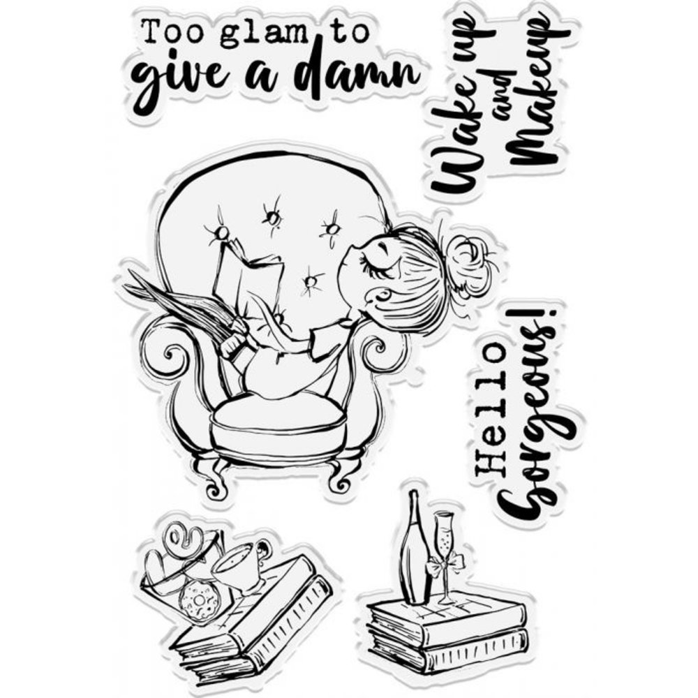 Gemini Sassy & Classy Hello Gorgeous Clear Stamps (SAC-STP-HELGO)