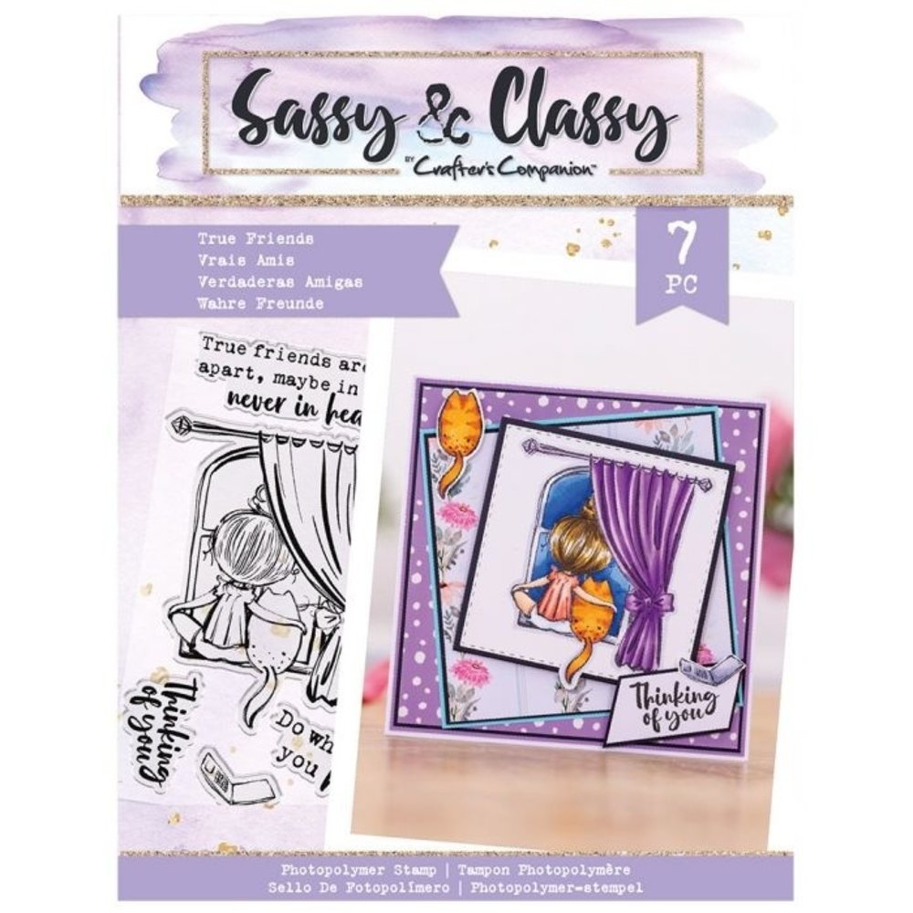 Gemini Sassy & Classy True Friends Clear Stamps (SAC-STP-TRUFR)