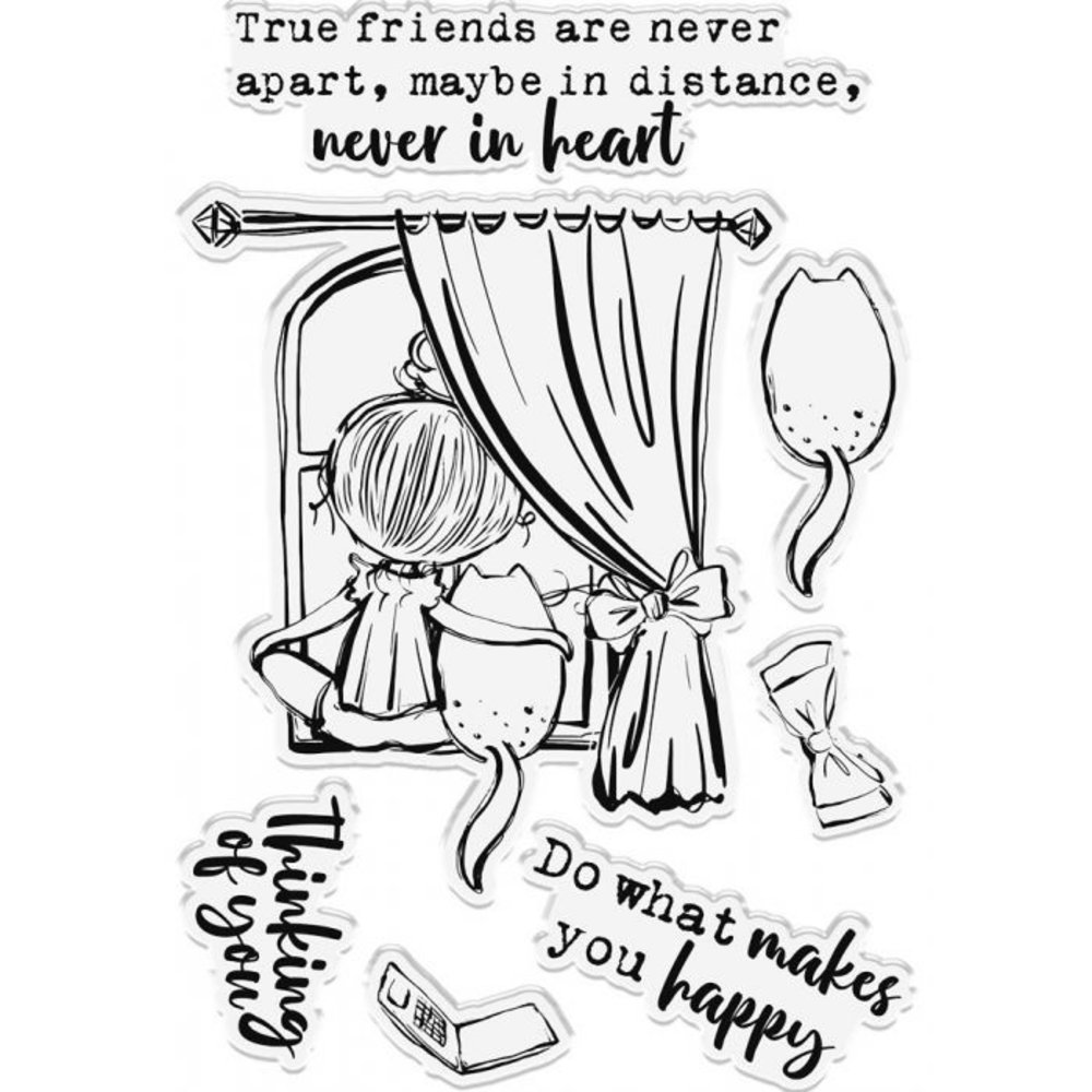 Gemini Sassy & Classy True Friends Clear Stamps (SAC-STP-TRUFR)