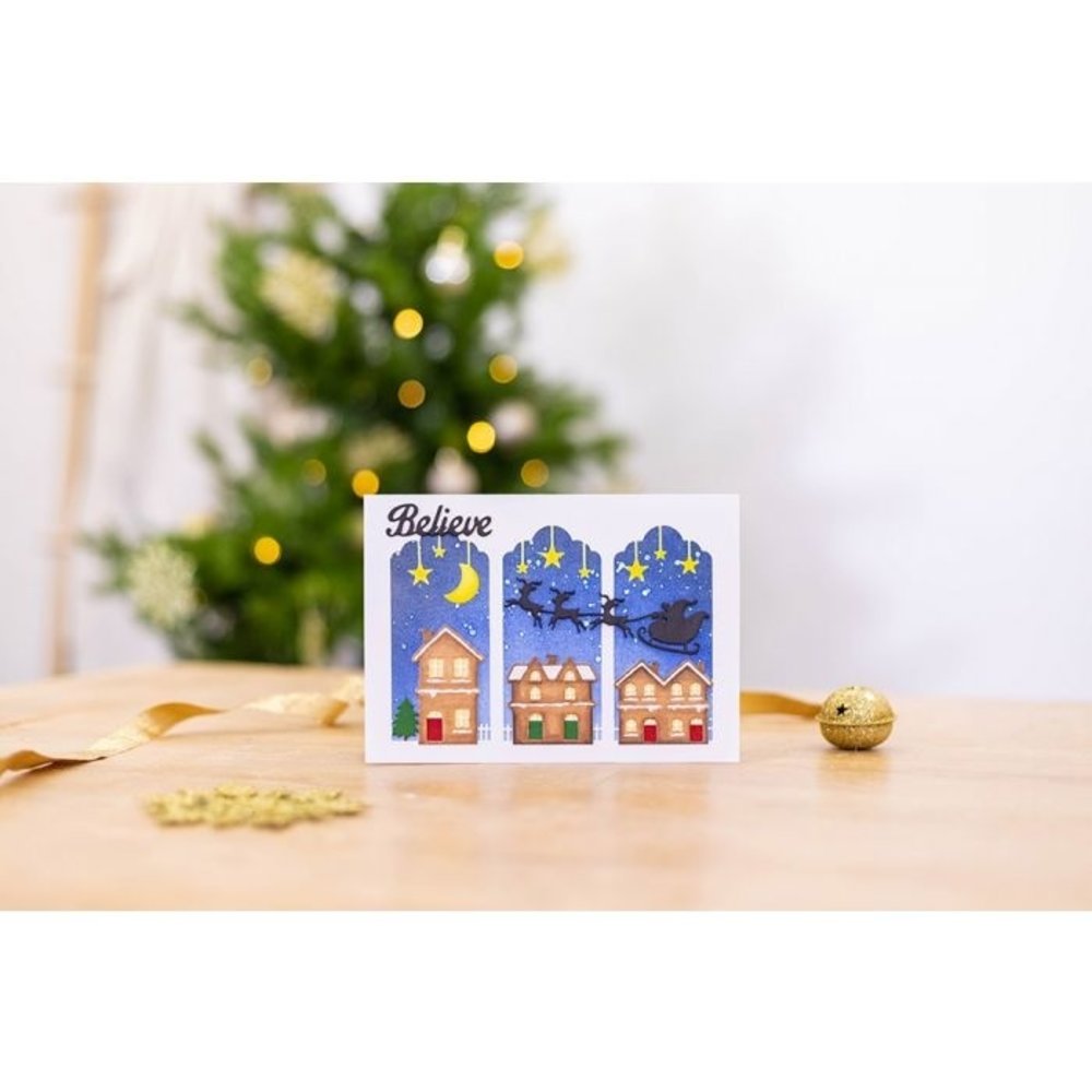 Gemini Santa Over Rooftops Elements Dies (GEM-MD-ELE-SANRO) Gemini Santa Over Rooftops Elements Dies (GEM-MD-ELE-SANRO)