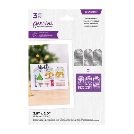 Gemini Quaint Village Elements Dies (GEM-MD-ELE-QUAVI) Gemini Quaint Village Elements Dies (GEM-MD-ELE-QUAVI)