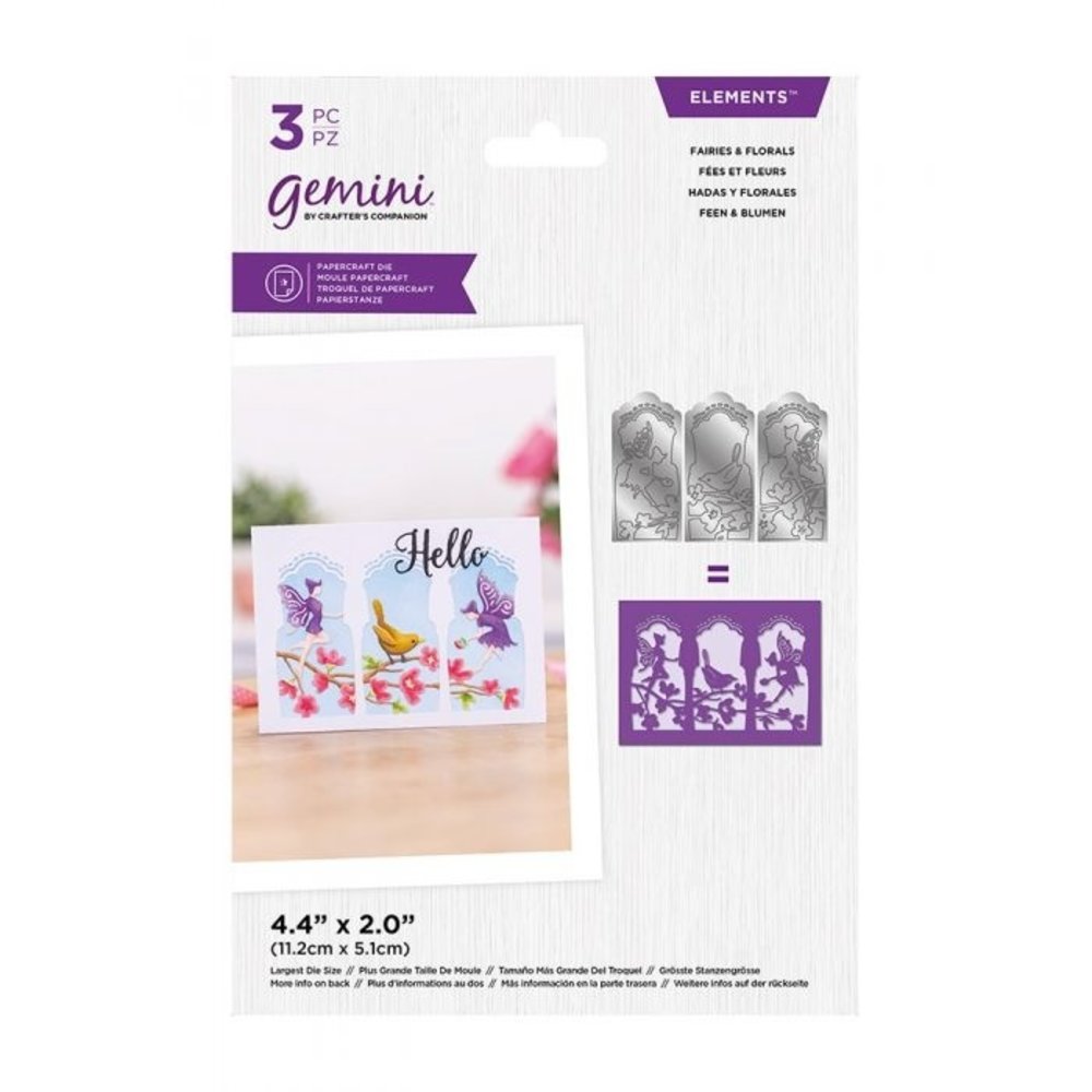 Gemini Fairies & Florals Elements Dies (GEM-MD-ELE-FAIFL)