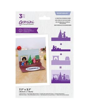 Gemini A Christmas Morning Scene Edge'ables Dies (GEM-MD-EDG-CMSC)