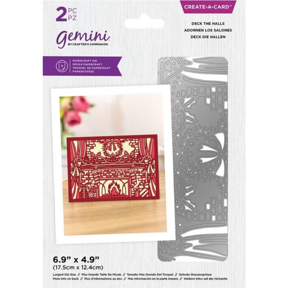 Gemini Deck the Halls Big Scene Create-a-Card Dies (GEM-MD-CAD-DETH) Gemini Deck the Halls Big Scene Create-a-Card Dies (GEM-MD-CAD-DETH)