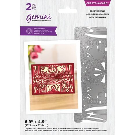 Gemini Deck the Halls Big Scene Create-a-Card Dies (GEM-MD-CAD-DETH) Gemini Deck the Halls Big Scene Create-a-Card Dies (GEM-MD-CAD-DETH)