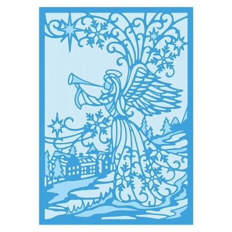 Gemini Christmas Angel Big Scene Create-a-Card Dies (GEM-MD-CAD-CHRA)