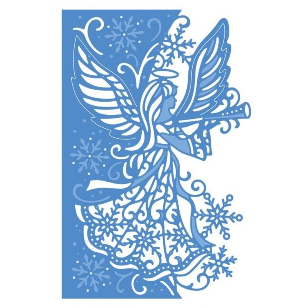 Gemini Christmas Scene Edge Elegant Angel Create-a-Card Dies (GEM-MD-CAD-ELAN)