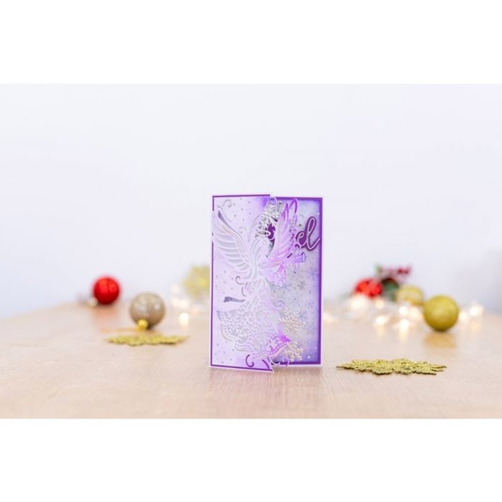 Gemini Christmas Scene Edge Elegant Angel Create-a-Card Dies (GEM-MD-CAD-ELAN)