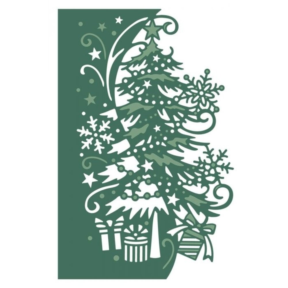 Gemini Christmas Scene Edge Traditional Christmas Tree Create-a-Card Dies (GEM-MD-CAD-TRCT)
