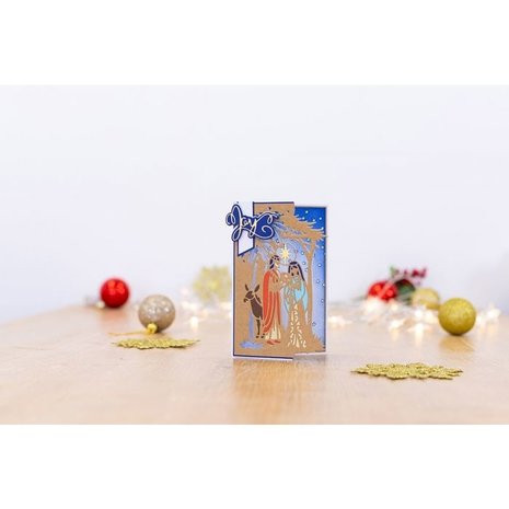 Gemini Christmas Scene Edge Mary and Joseph Create-a-Card Dies (GEM-MD-CAD-MARJO) Gemini Christmas Scene Edge Mary and Joseph Create-a-Card Dies (GEM-MD-CAD-MARJO)