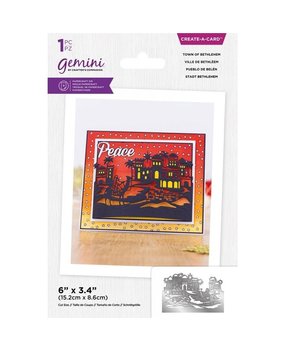 Gemini Christmas Scene Edge Town of Bethlehem Create-a-Card Dies (GEM-MD-CAD-TOBET)