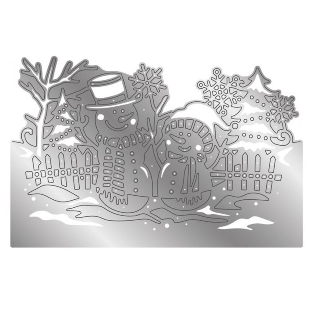 Gemini Christmas Scene Edge Joyful Snowmen Create-a-Card Dies (GEM-MD-CAD-JOSN) Gemini Christmas Scene Edge Joyful Snowmen Create-a-Card Dies (GEM-MD-CAD-JOSN)