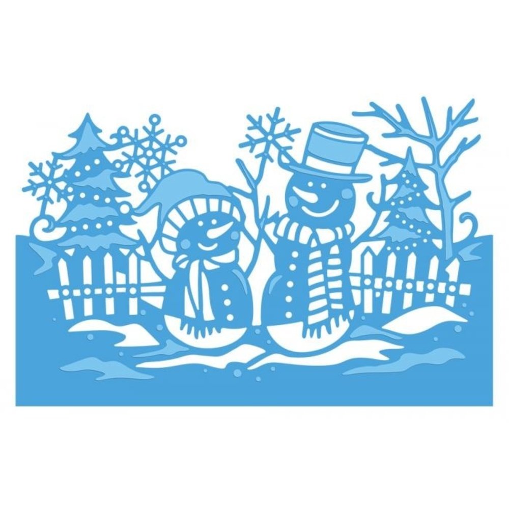 Gemini Christmas Scene Edge Joyful Snowmen Create-a-Card Dies (GEM-MD-CAD-JOSN) Gemini Christmas Scene Edge Joyful Snowmen Create-a-Card Dies (GEM-MD-CAD-JOSN)