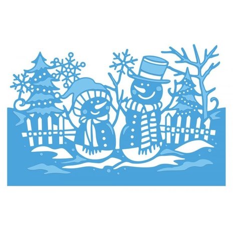 Gemini Christmas Scene Edge Joyful Snowmen Create-a-Card Dies (GEM-MD-CAD-JOSN) Gemini Christmas Scene Edge Joyful Snowmen Create-a-Card Dies (GEM-MD-CAD-JOSN)