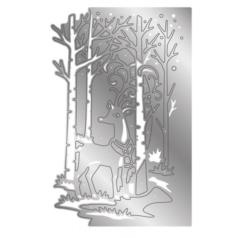 Gemini Christmas Scene Edge Reindeer Forest Create-a-Card Dies (GEM-MD-CAD-REFO) Gemini Christmas Scene Edge Reindeer Forest Create-a-Card Dies (GEM-MD-CAD-REFO)