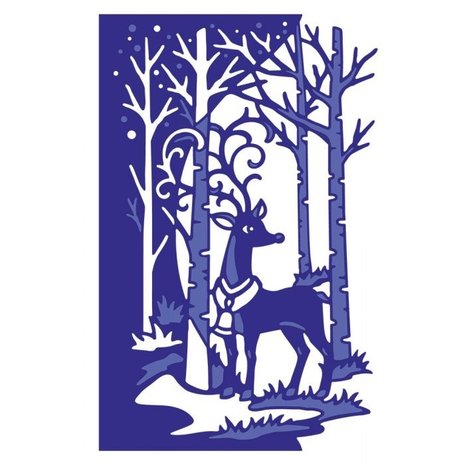 Gemini Christmas Scene Edge Reindeer Forest Create-a-Card Dies (GEM-MD-CAD-REFO) Gemini Christmas Scene Edge Reindeer Forest Create-a-Card Dies (GEM-MD-CAD-REFO)