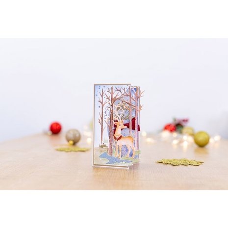 Gemini Christmas Scene Edge Reindeer Forest Create-a-Card Dies (GEM-MD-CAD-REFO) Gemini Christmas Scene Edge Reindeer Forest Create-a-Card Dies (GEM-MD-CAD-REFO)