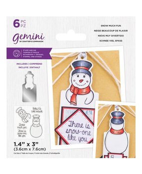 Gemini Snow Much Fun Stamp & Die (GEM-STD-SMF)
