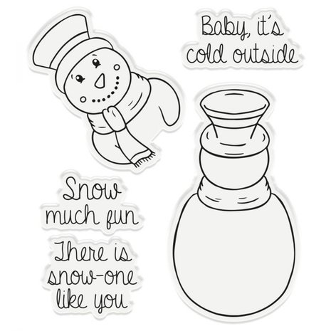 Gemini Snow Much Fun Stamp & Die (GEM-STD-SMF)