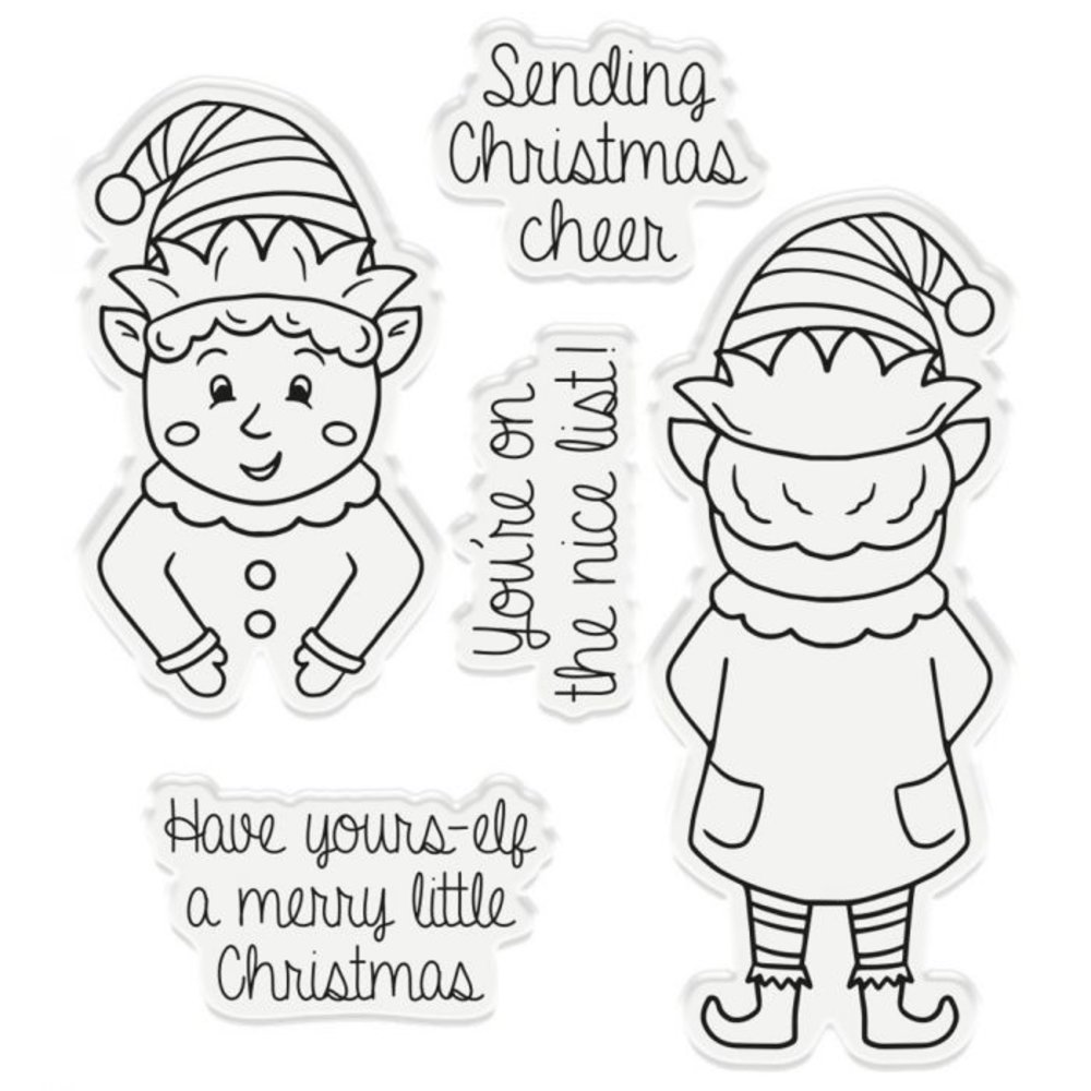 Gemini Sending Christmas Cheer Stamp & Die (GEM-STD-SCC)