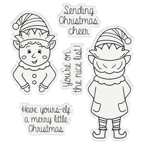 Gemini Sending Christmas Cheer Stamp & Die (GEM-STD-SCC)